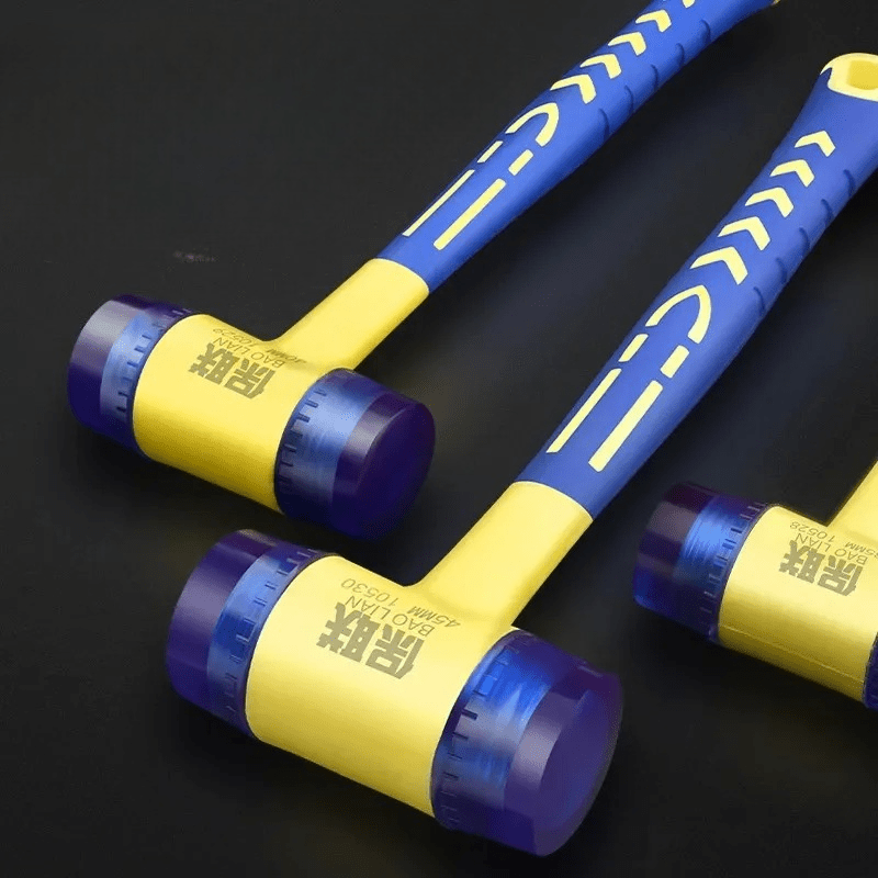 Marteau en Caoutchouc - DoubleHeadedHammer™ - Bleu - Projet Brico