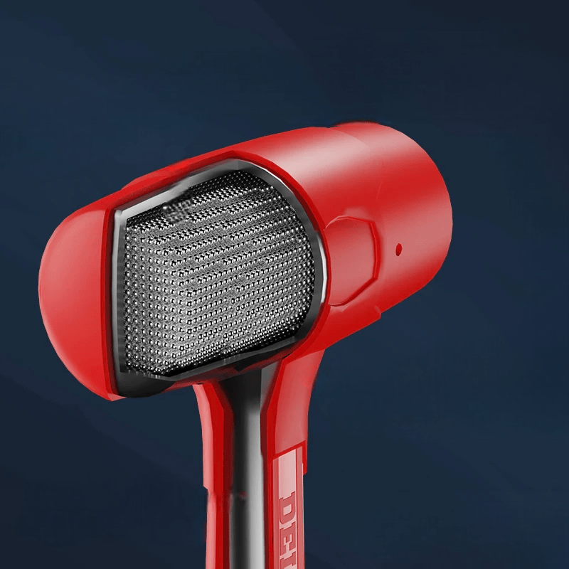 Marteau en Caoutchouc - RubberHammer™ - Rouge - Projet Brico