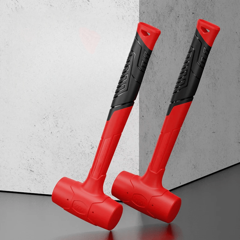 Marteau en Caoutchouc - RubberHammer™ - Rouge - Projet Brico