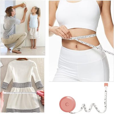 Mètre Ruban - FlexMeasure™ - Rose - Projet Brico